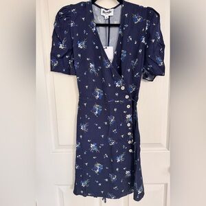 Rouje Navy Gabinette Dress Size 38